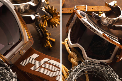 Heat Wave MXG-250 Moto Goggle - Saddle