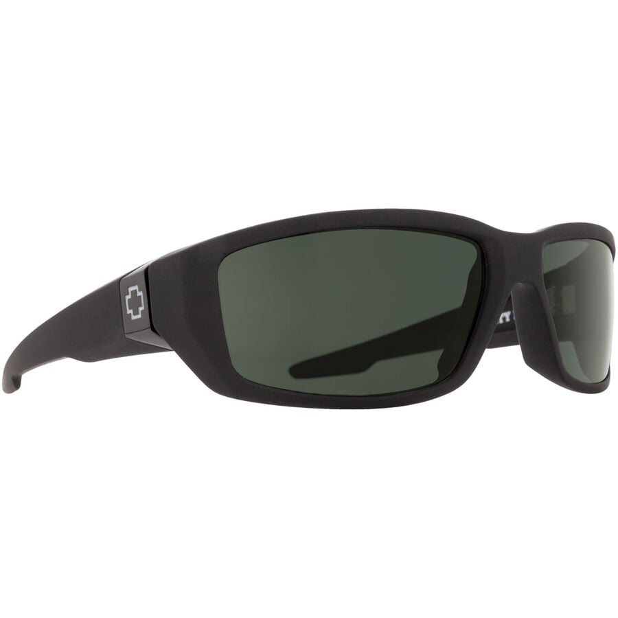 Spy Tarmac Sunglasses - Soft Matte Black / Happy Gray Green Polar