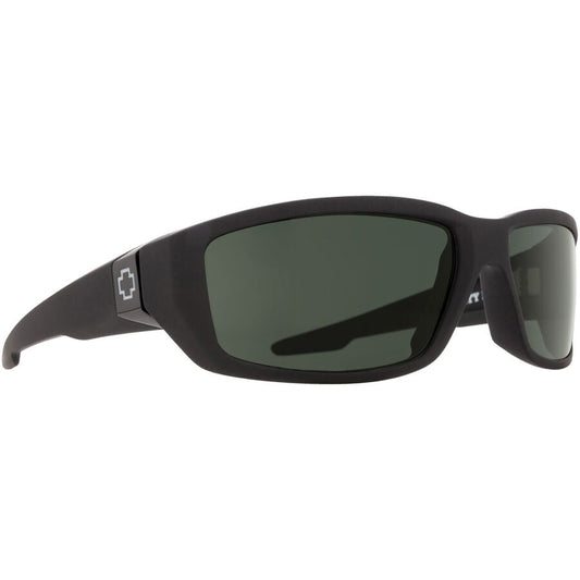 Spy Tarmac Sunglasses - Soft Matte Black / Happy Gray Green Polar