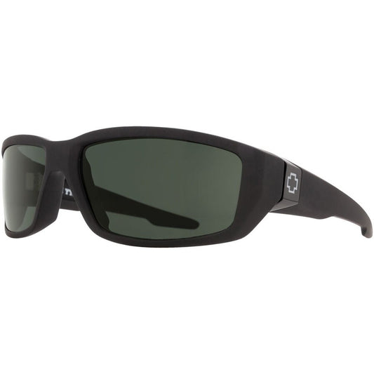 Spy Tarmac Sunglasses - Soft Matte Black / Happy Gray Green Polar