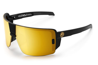 Heat Wave Vector Z87 safety sunglasses - Black Frame / Gold Rush Polarized Lens