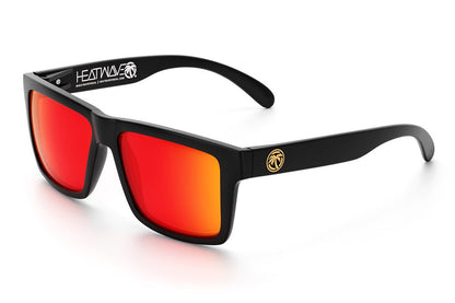 Heat Wave XL Vise Z87 safety sunglasses - Black Frame / Sunblast Polarized Lens