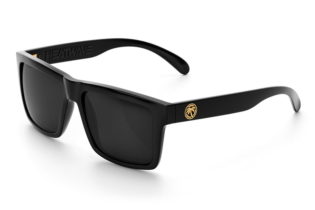 Heat Wave Vise Z87 safety sunglasses - Black Frame / Polarized Black
