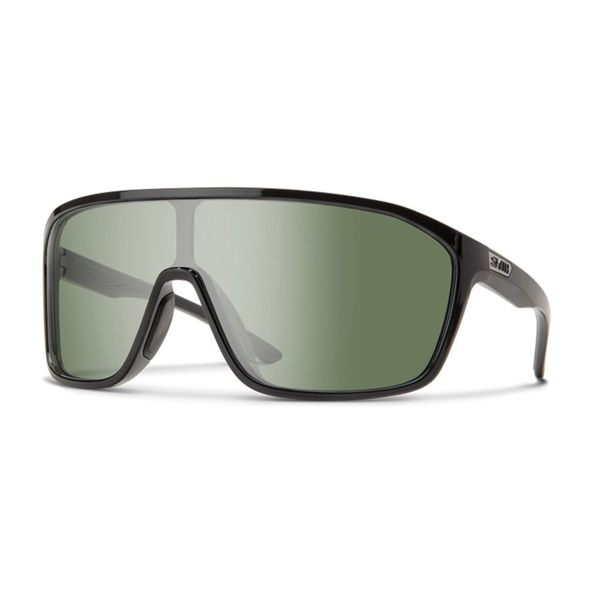 Boomtown Black + ChromaPop Polarized Gray Green Lens
