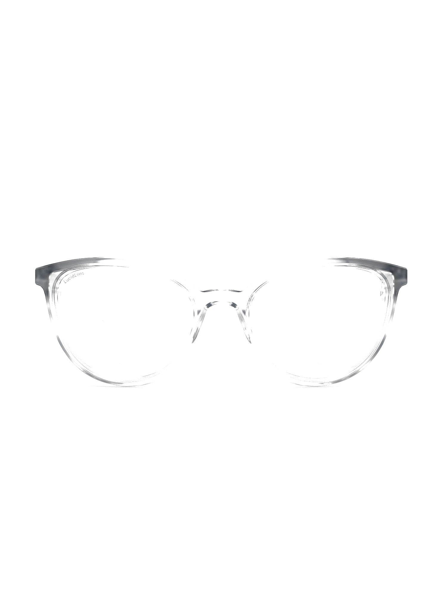 Stoggles Cat Eye, clear frame, front view