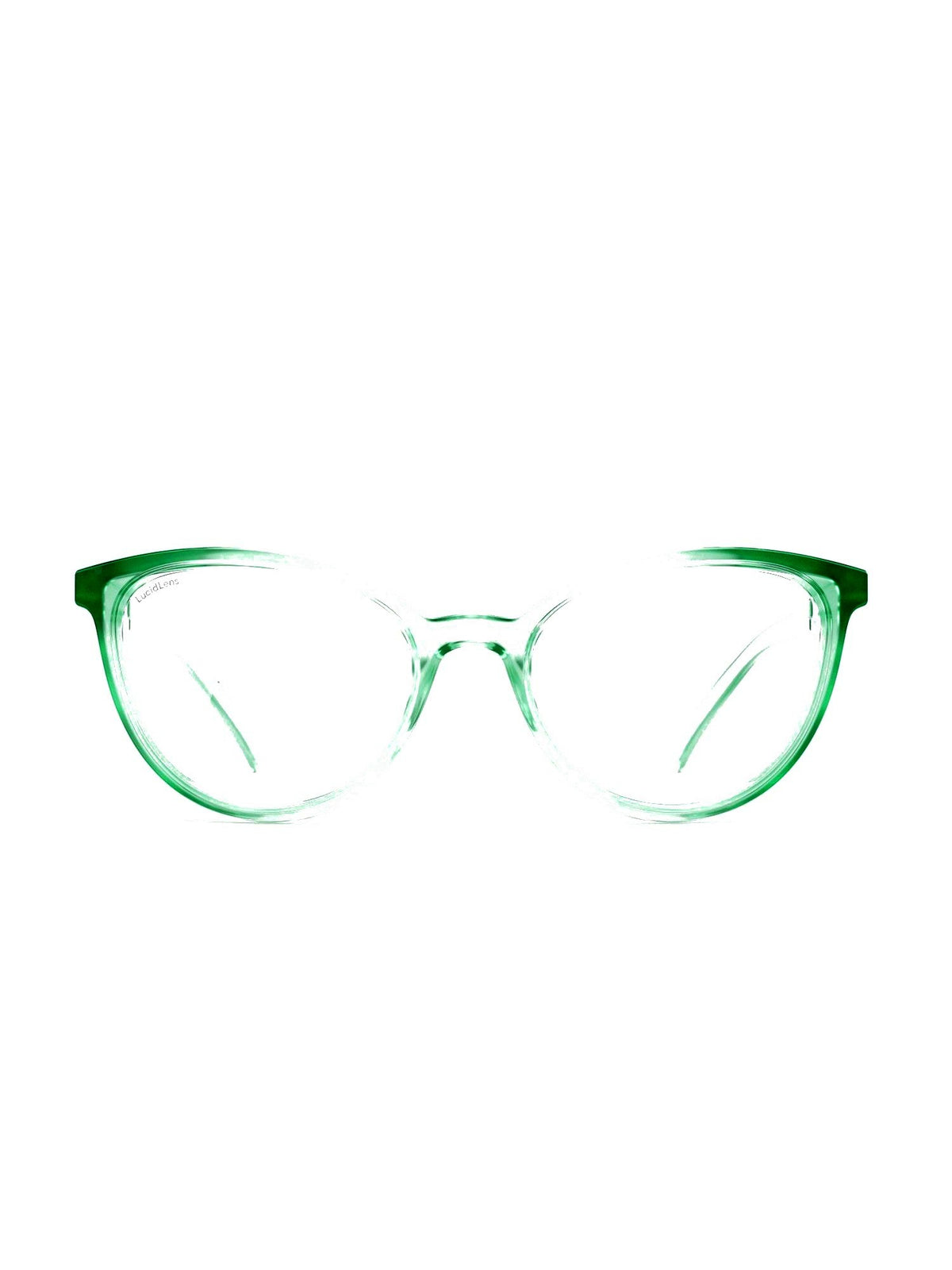 Stoggles Cat Eye, jade frame, front view