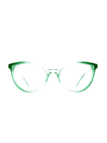 Stoggles Cat Eye, jade frame, front view