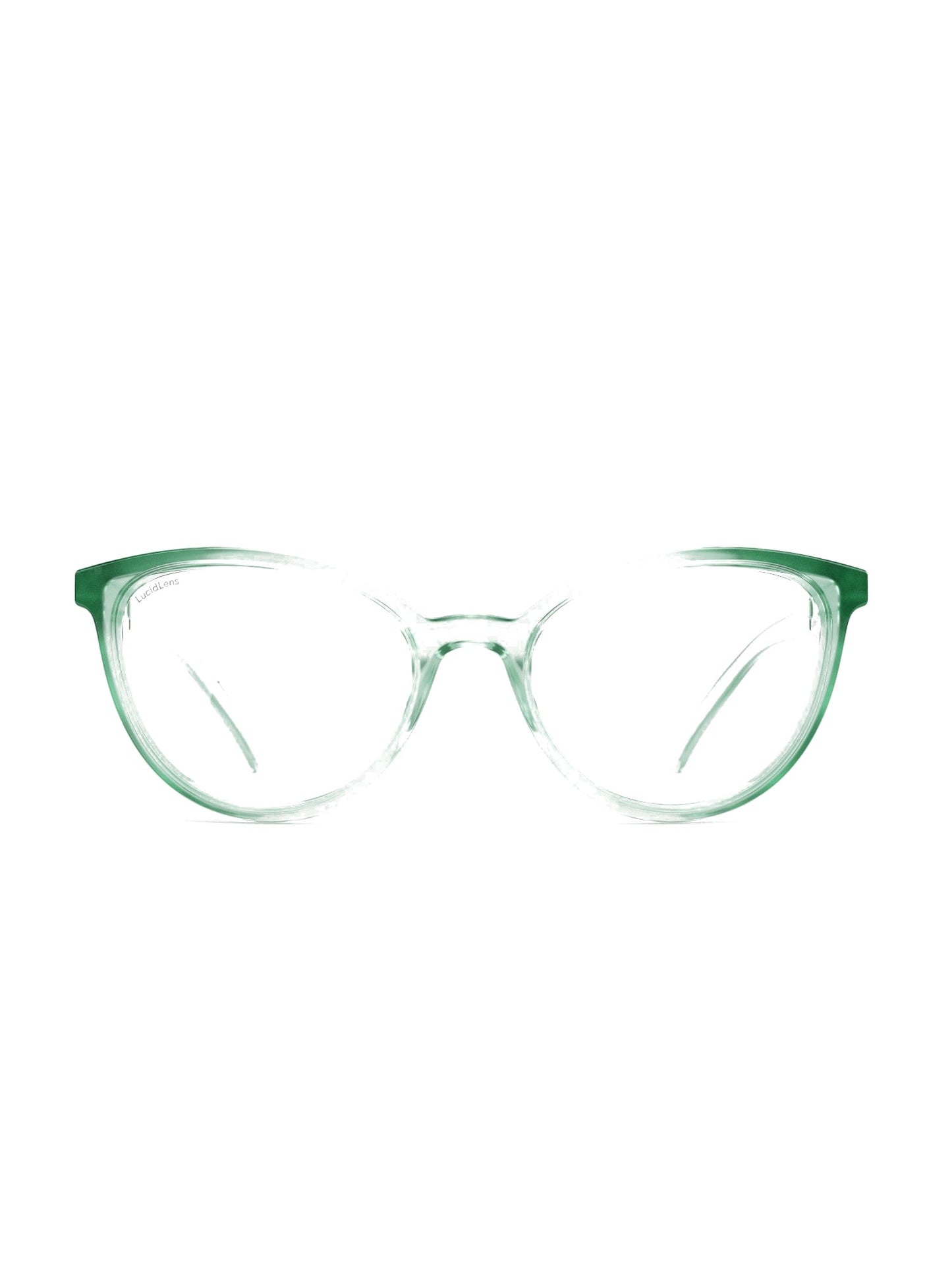 Stoggles Cat Eye, jade frame, front view