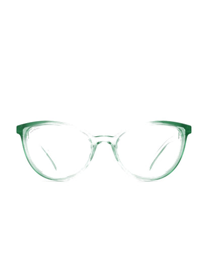 Stoggles Cat Eye, jade frame, front view