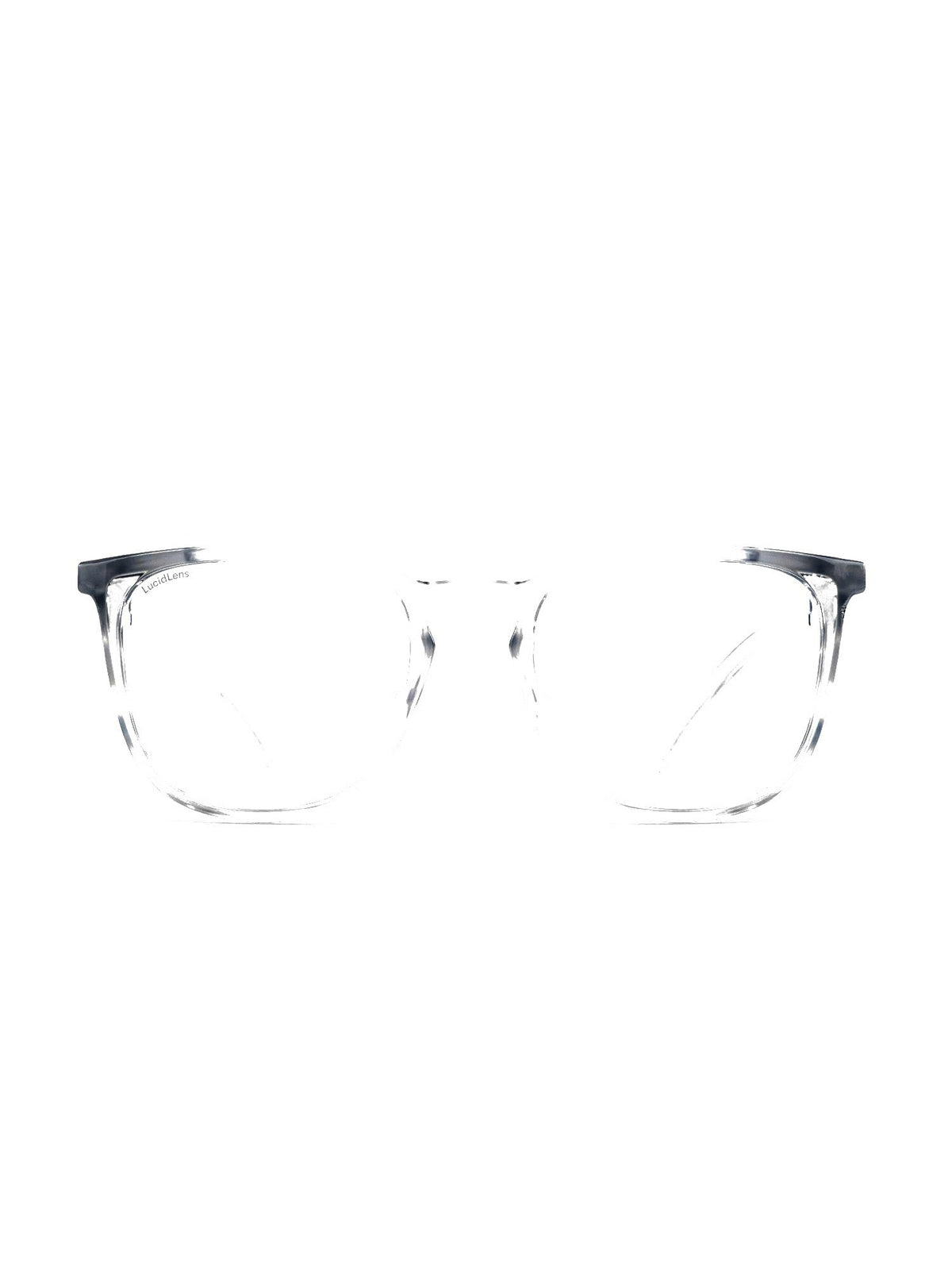 Stoggles Square, clear frame, front view