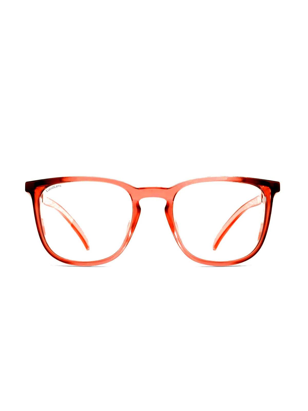 Stoggles Square, ember frame, front view