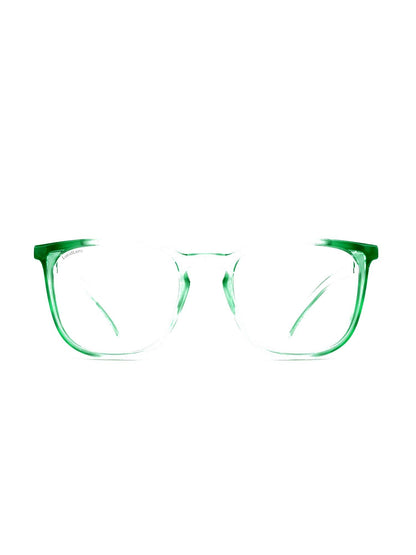 Stoggles Square, jade frame, front view
