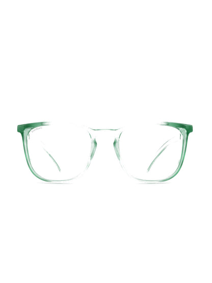 Stoggles Square, jade frame, front view