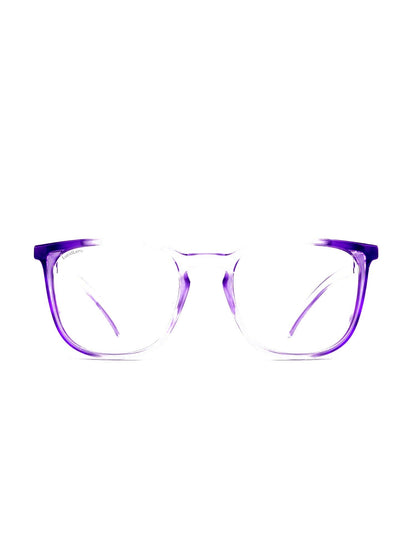 Stoggles Square, lilac frame, front view
