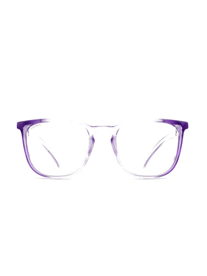 Stoggles Square, lilac frame, front view