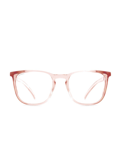 Stoggles Square, sangria frame, front view