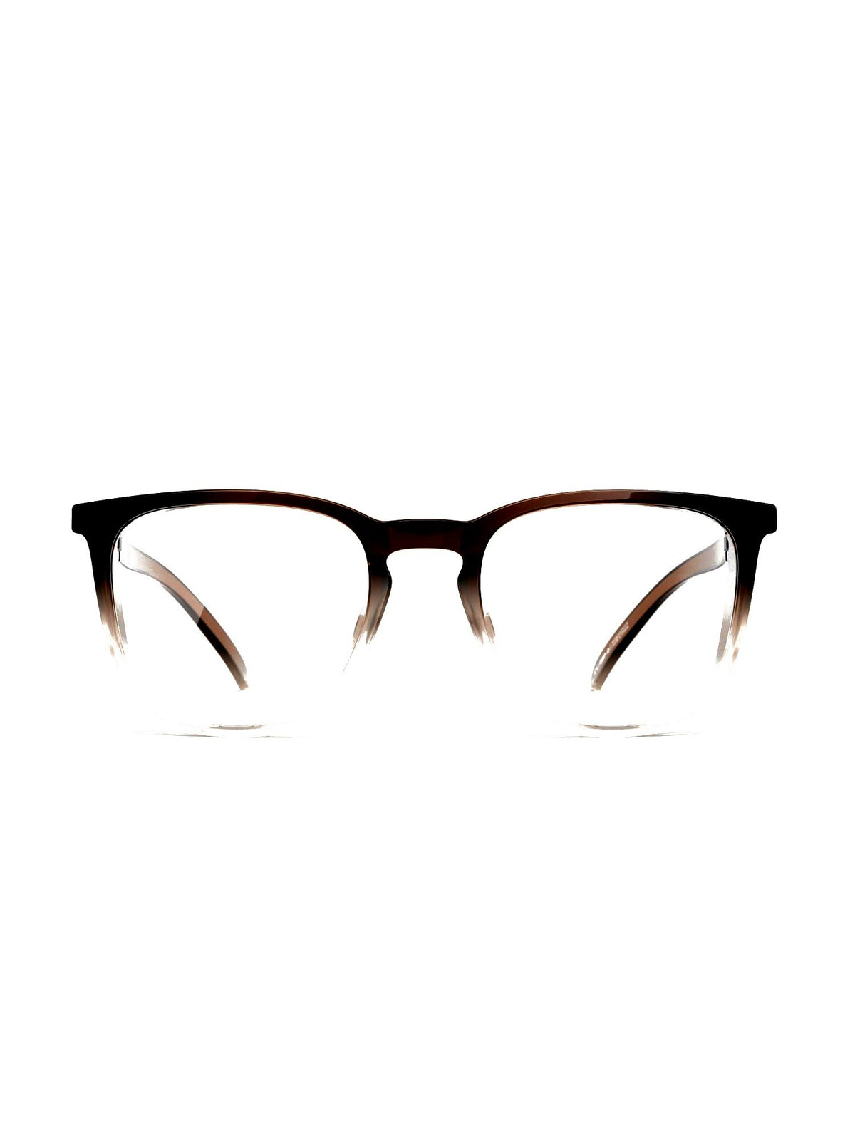Stoggles Square, brown fade frame, front view