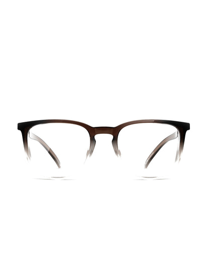 Stoggles Square, brown fade frame, front view