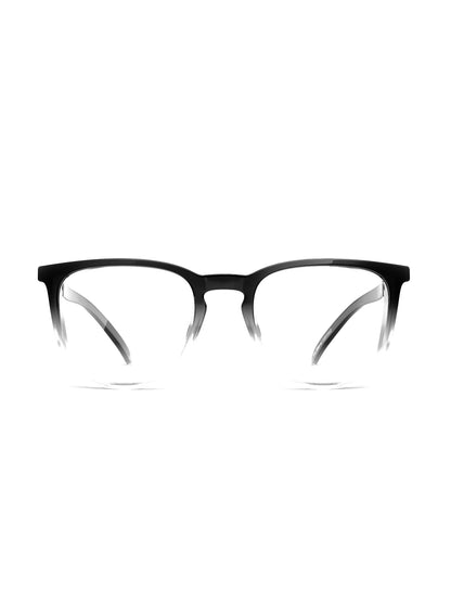 Stoggles Square, black fade frame, front view