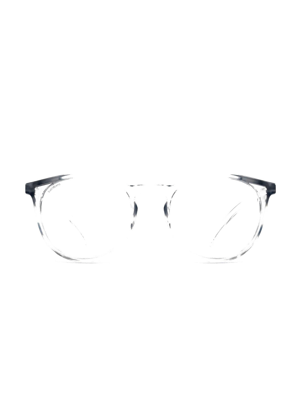 Stoggles Round, clear frame, front view