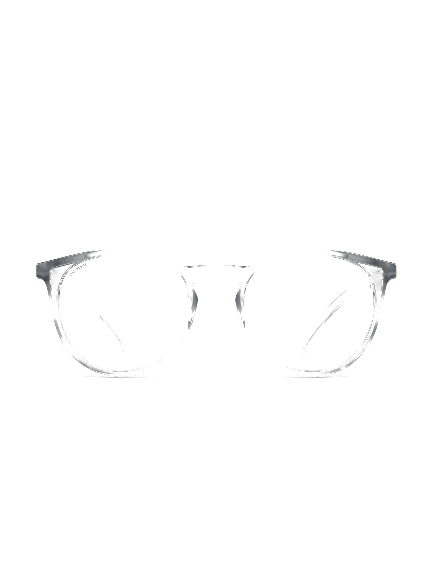 Stoggles Round, clear frame, front view