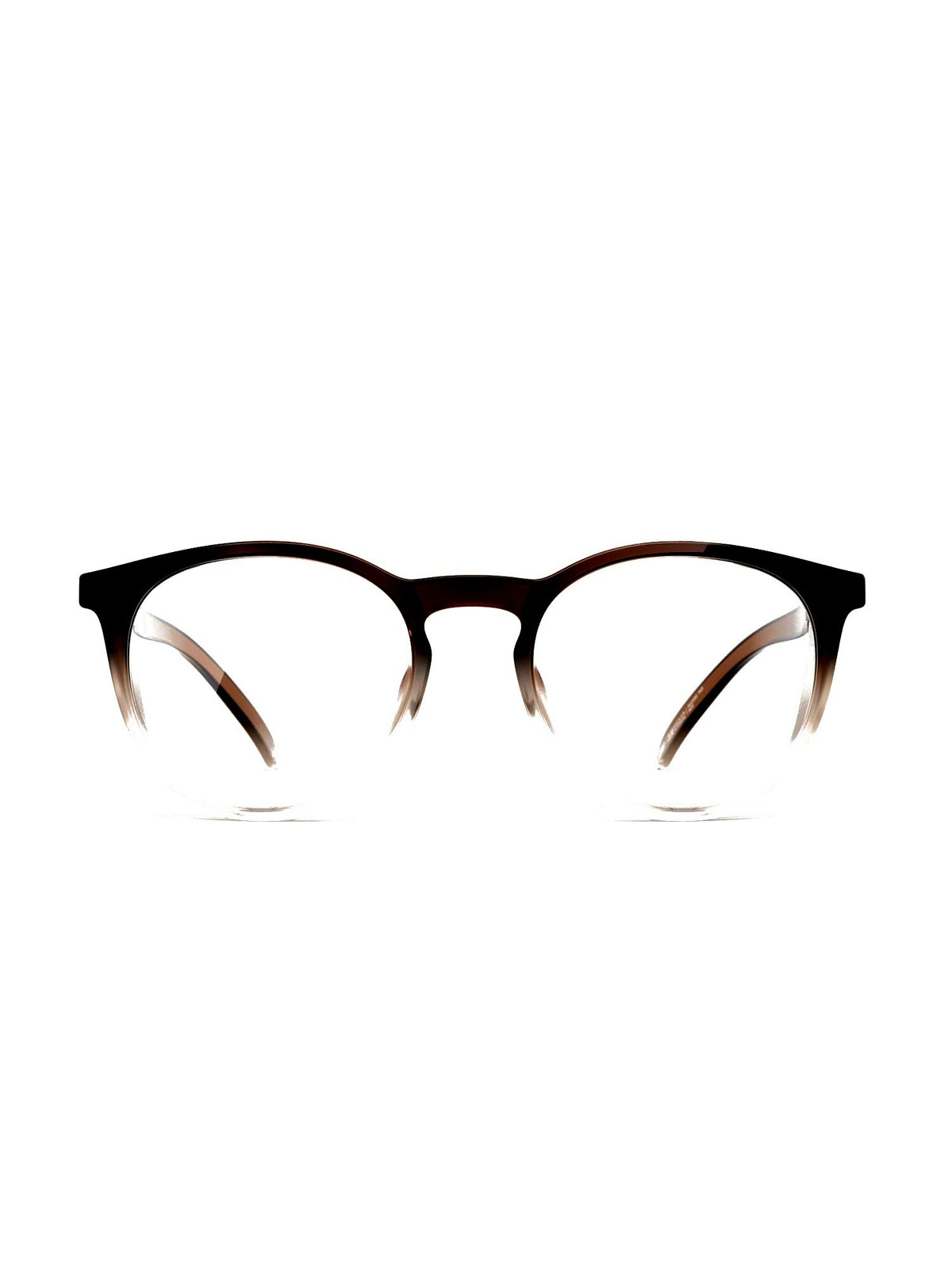 Stoggles Round, brown fade frame, front view