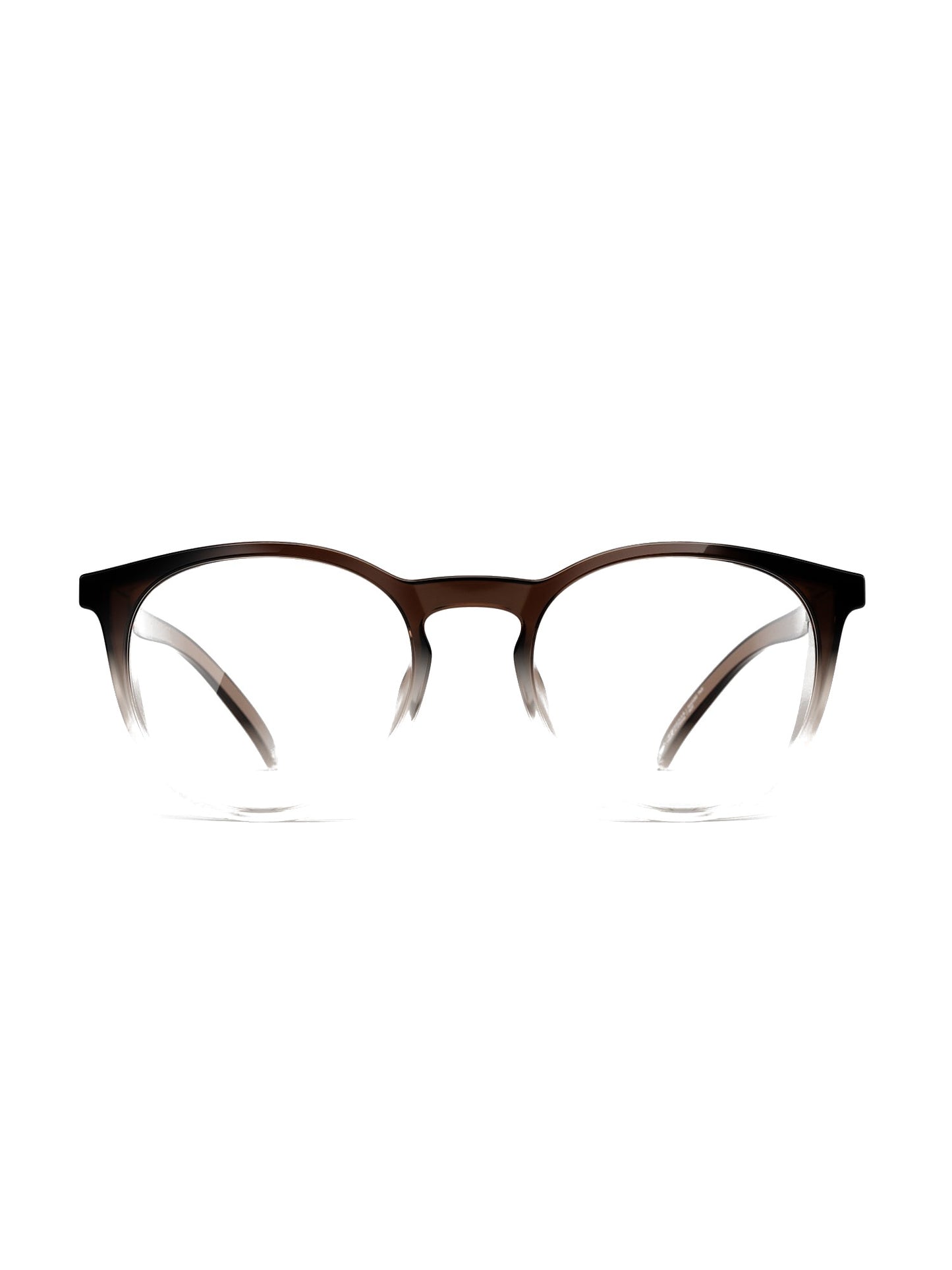 Stoggles Round, brown fade frame, front view