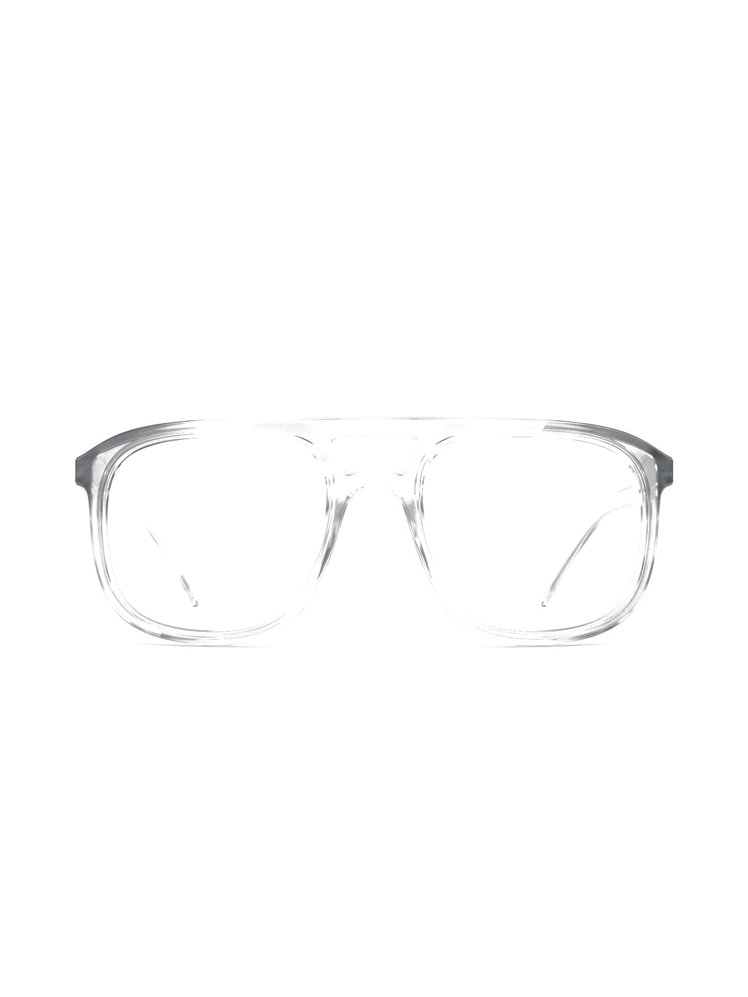 Stoggles Aviator, clear frame, front view