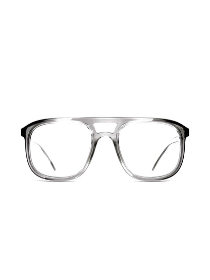 Stoggles Aviator, charcoal frame, front view