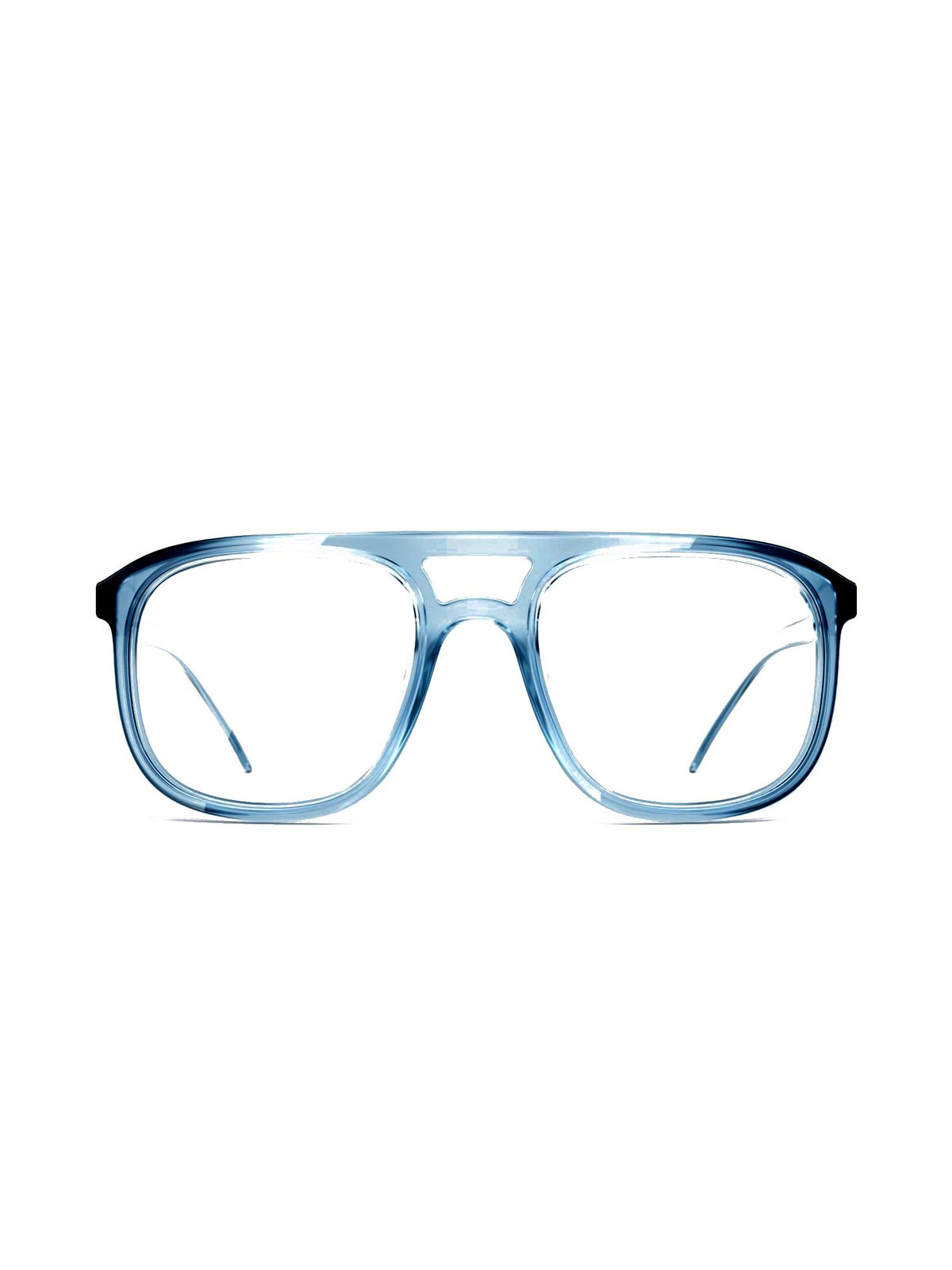 Stoggles Aviator, denim frame, front view