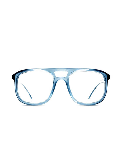 Stoggles Aviator, denim frame, front view