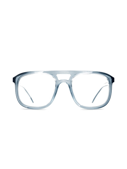Stoggles Aviator, denim frame, front view