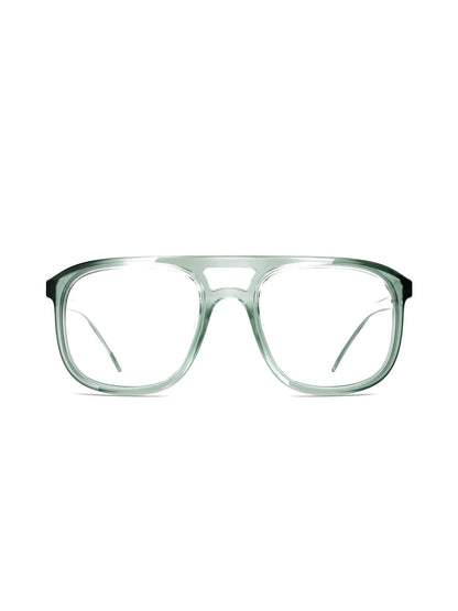 Stoggles Aviator, moss frame, front view