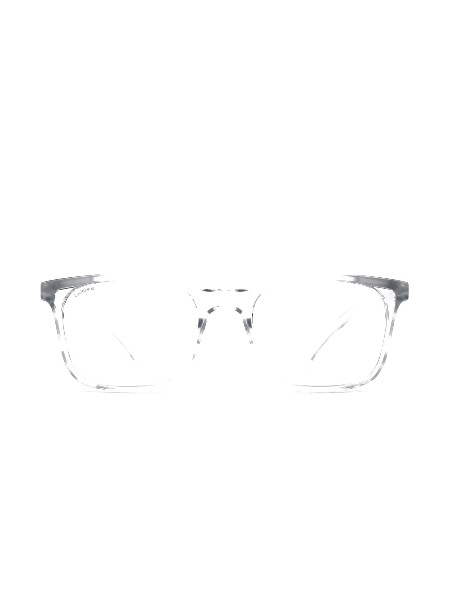Stoggles Rectangle, clear frame, front view
