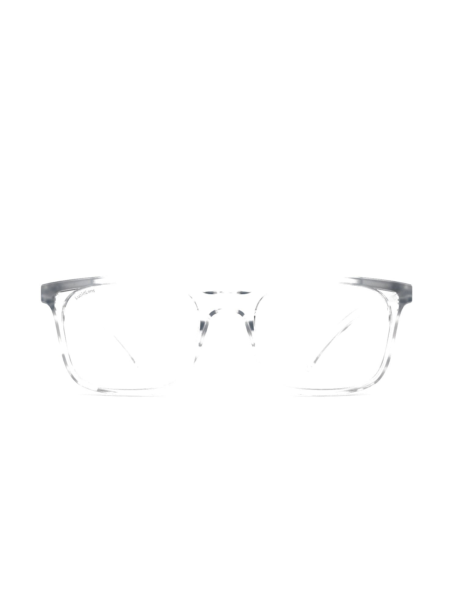 Stoggles Rectangle, clear frame, front view