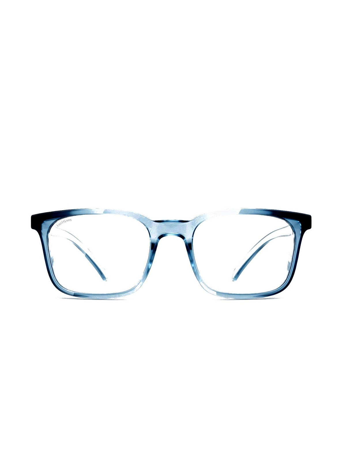 Stoggles Rectangle, denim frame, front view