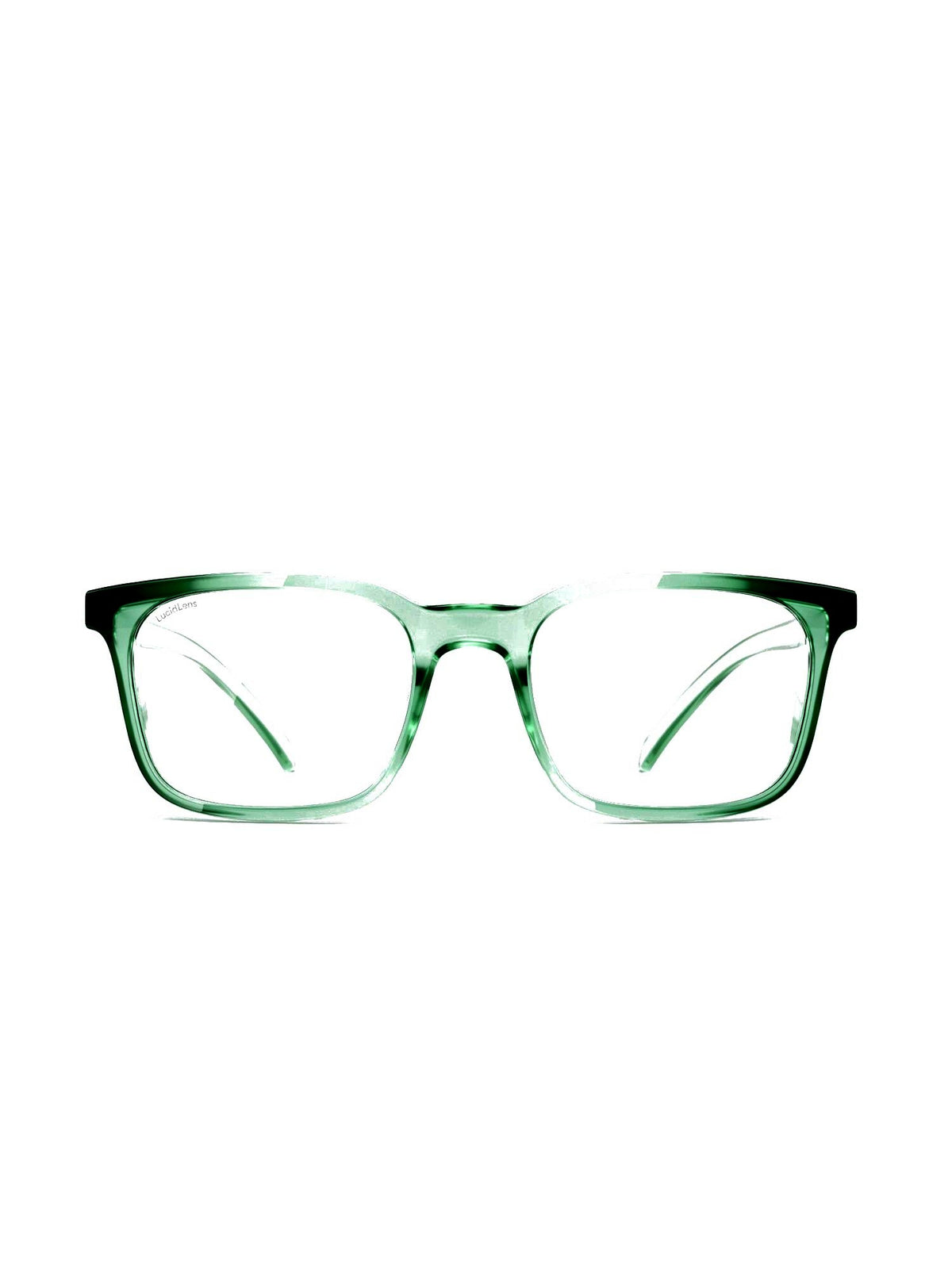 Stoggles Rectangle, moss frame, front view