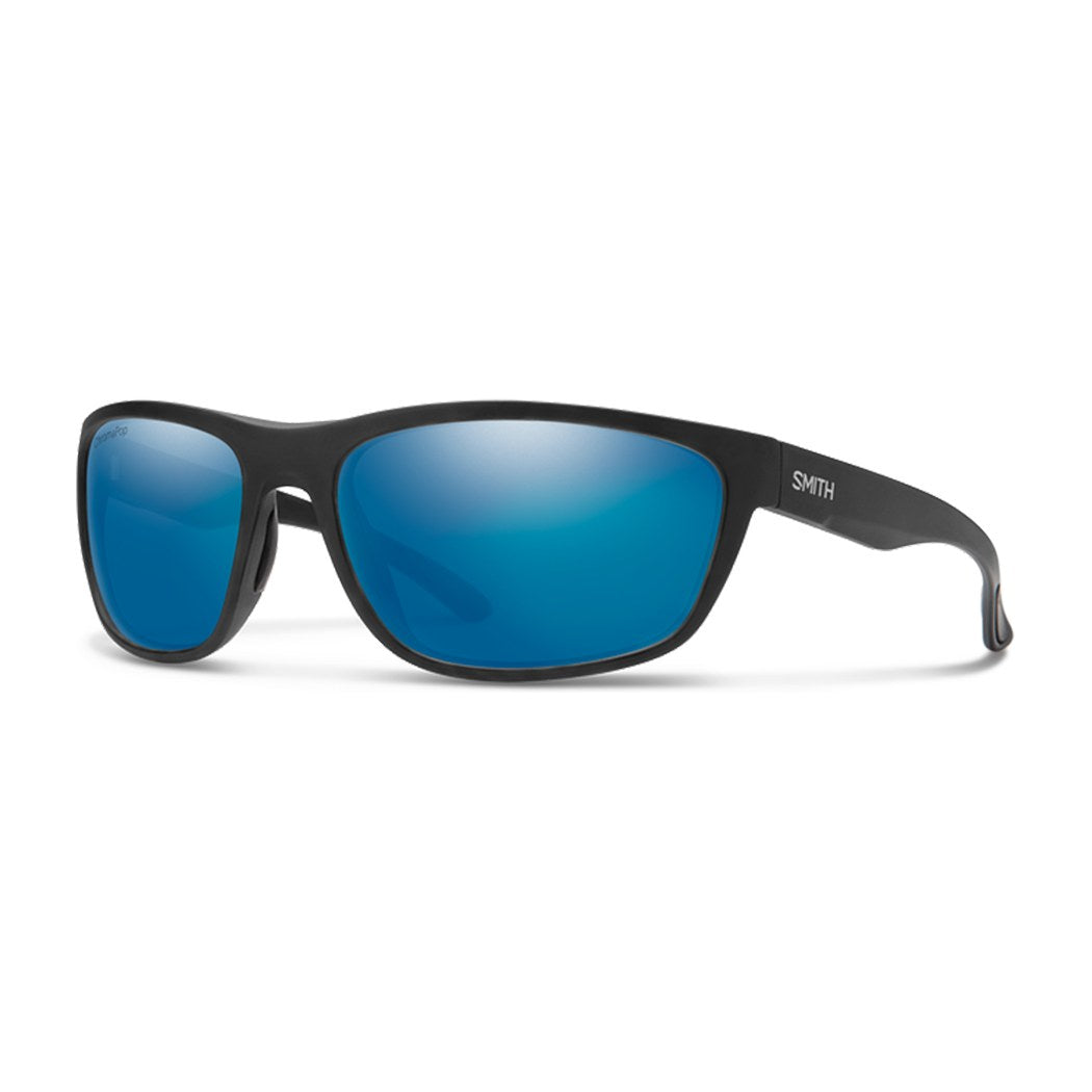 Redding Matte Black + ChromaPop Glass Polarized Blue Mirror Lens