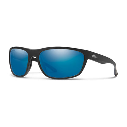 Redding Matte Black + ChromaPop Glass Polarized Blue Mirror Lens