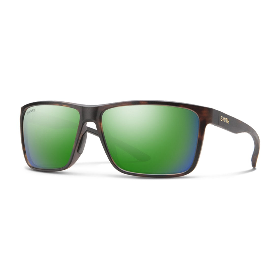 Riptide Matte Tortoise + ChromaPop Glass Polarized Green Mirror Lens