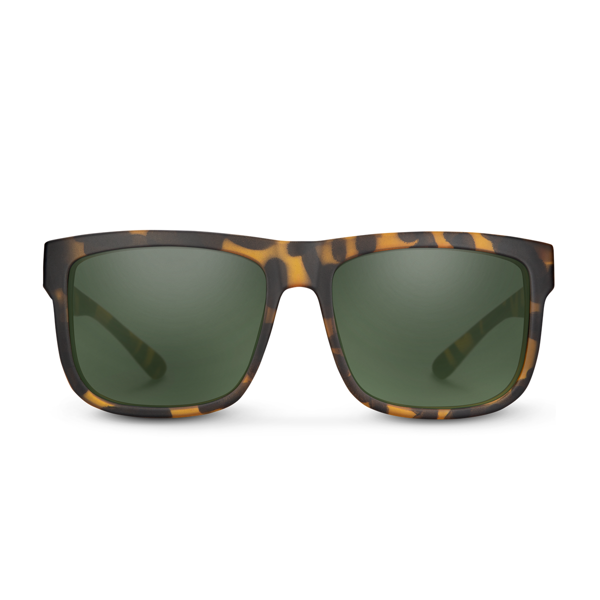 Quiver Matte Yellow Tortoise + Polarized Gray Green Lens
