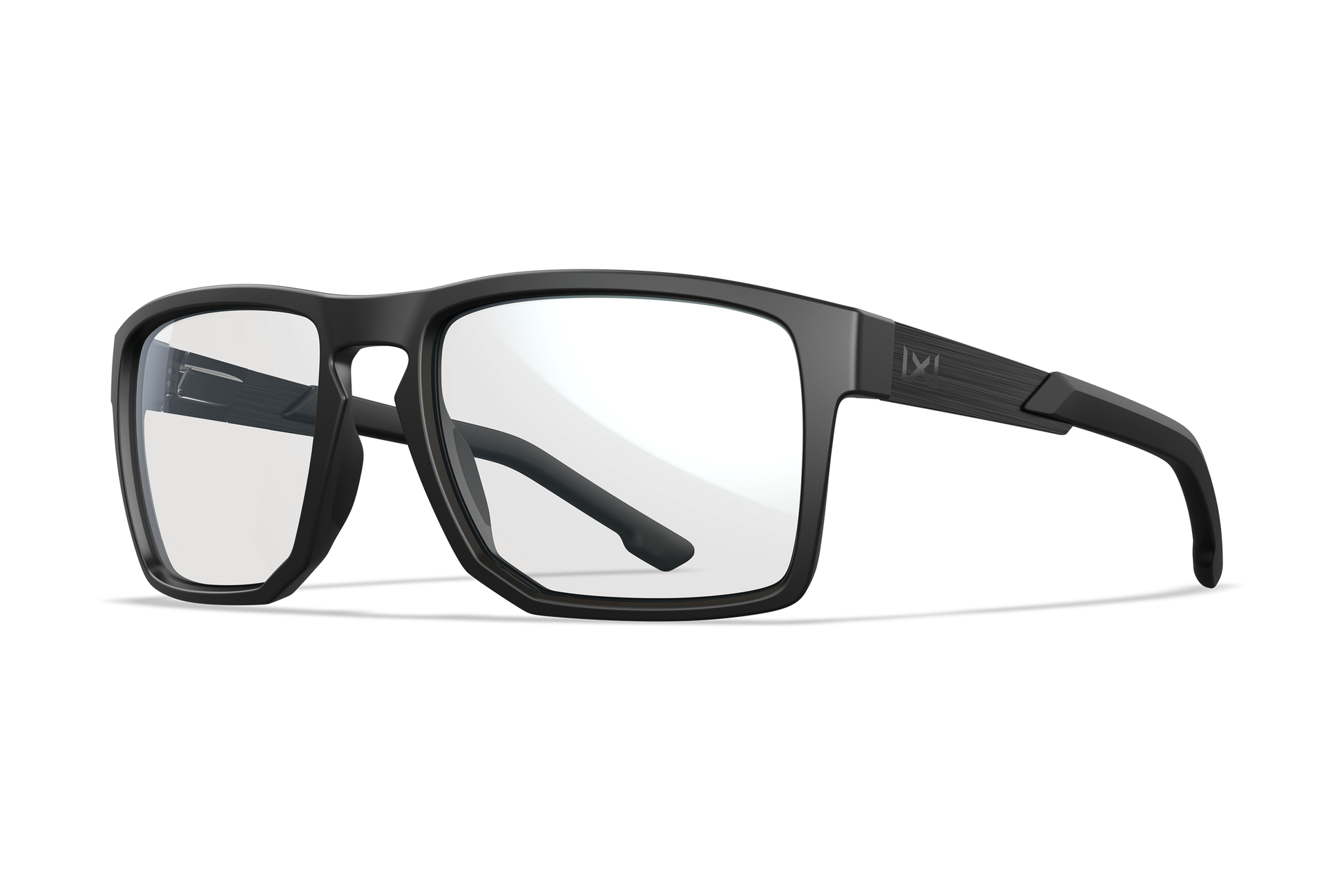 Wiley X Apex Z87 safety sunglasses - Matte Tortoise Frame / Polarized Black Mirror Lens