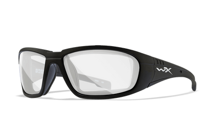 Wiley X Boss Z87 safety sunglasses - Matte Black Frame / Smoke Grey Lens
