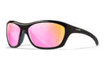 Gloss Black Frame / Polarized Rose Gold Mirror Lens