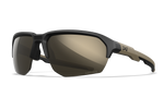 Matte Black and Tan Frame with CAPTIVATE™ Non-Polarized Tungsten Mirror