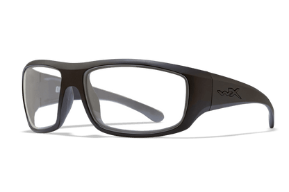 Wiley X Omega Z87 safety sunglasses - Matte Black Frame / Grey Polarized Lens