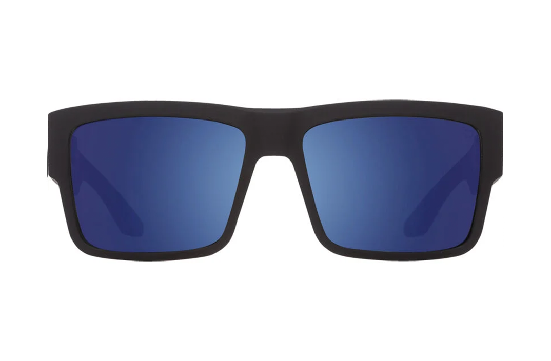 Cyrus Soft Matte Black Frame / Happy Bronze Blue Spectra Mirror Lens