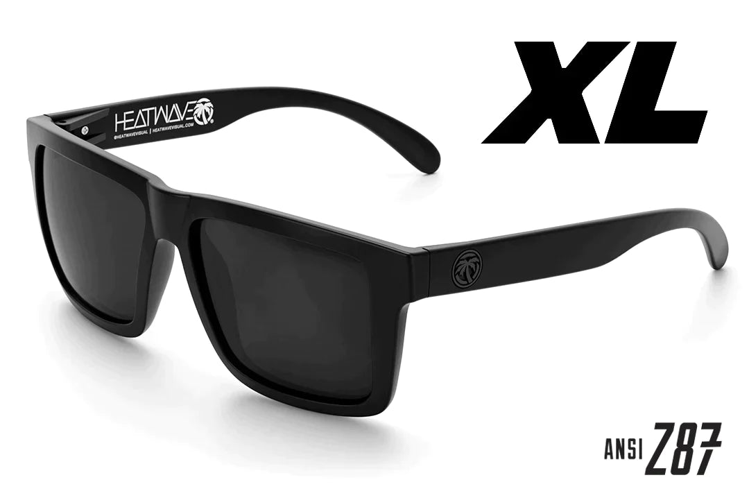 XL Vise Z87 Sunglasses: Black Frame