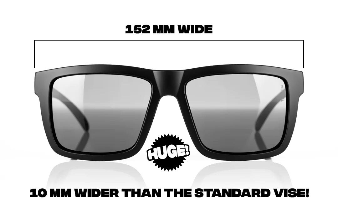 XL Vise Z87 Sunglasses: Black Frame