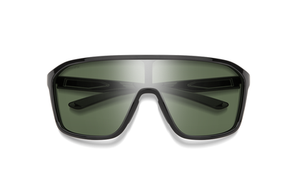 Boomtown Black + ChromaPop Polarized Gray Green Lens